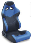 鉄骨フレームの青および黒い競争の座席、車のための注文の折り畳むことのできる座席