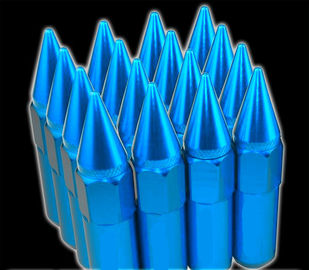 中国 車輪/縁、青い延長ラグナットのナットのためのラグナットのナット 14x1.5 を競争させる 60mm のチューナー 工場