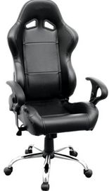 中国 オフィスを競争させる折るポリ塩化ビニールの黒は単一の調節装置が付いている主任の座席の椅子の賭博の座席椅子の議長を務めます 工場