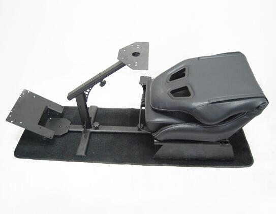 Wheel+Pedal+Sh 1012Bの操縦のサポートが付いている調節可能な折る競争のシミュレーターの座席